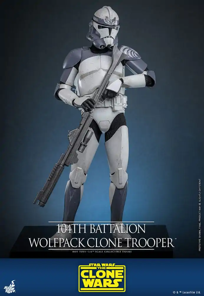 Star Wars The Clone Wars Akční figurka 1/6 104th Battalion Wolfpack Clone Trooper 30 cm fotografii produktu