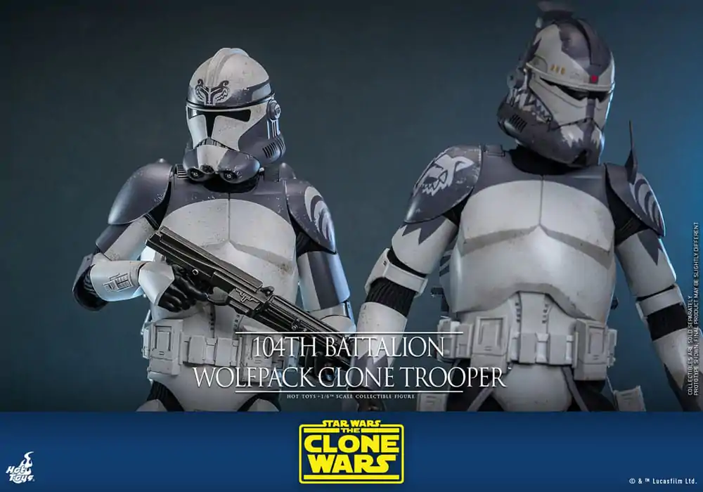 Star Wars The Clone Wars Akční figurka 1/6 104th Battalion Wolfpack Clone Trooper 30 cm fotografii produktu