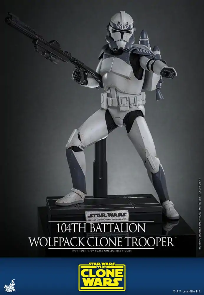 Star Wars The Clone Wars Akční figurka 1/6 104th Battalion Wolfpack Clone Trooper 30 cm fotografii produktu