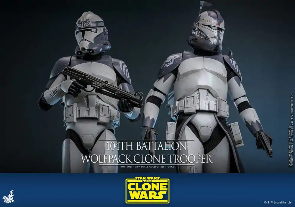 Star Wars The Clone Wars Akční figurka 1/6 104th Battalion Wolfpack Clone Trooper 30 cm fotografii produktu