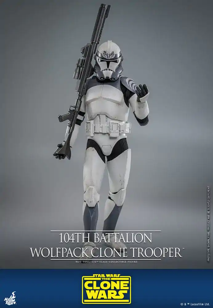 Star Wars The Clone Wars Akční figurka 1/6 104th Battalion Wolfpack Clone Trooper 30 cm fotografii produktu