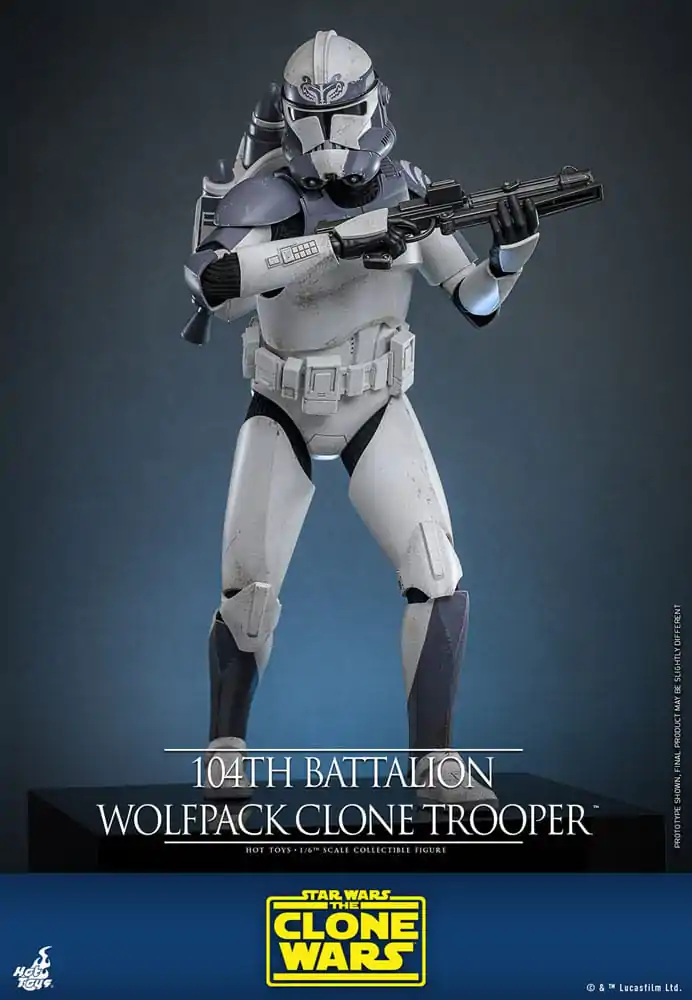 Star Wars The Clone Wars Akční figurka 1/6 104th Battalion Wolfpack Clone Trooper 30 cm fotografii produktu