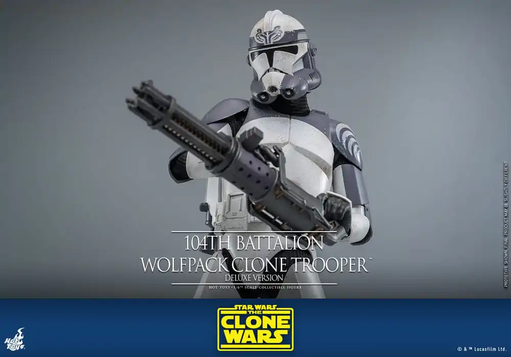 Star Wars The Clone Wars akční figurka 1/6 104th Battalion Wolfpack Clone Trooper Deluxe verze 30 cm fotografii produktu