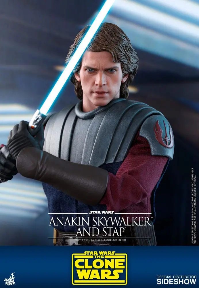 Star Wars The Clone Wars akční figurka 1/6 Anakin Skywalker & STAP 31 cm fotografii produktu