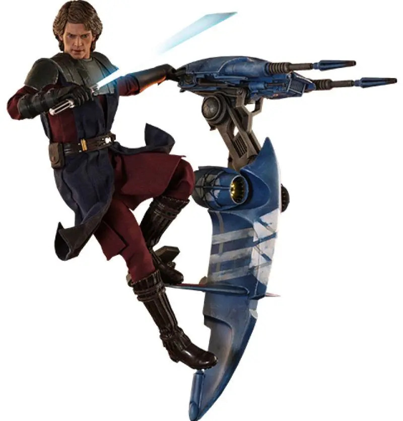 Star Wars The Clone Wars akční figurka 1/6 Anakin Skywalker & STAP 31 cm fotografii produktu