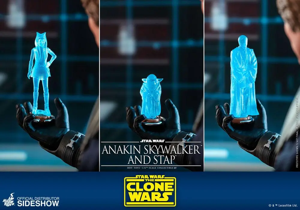 Star Wars The Clone Wars akční figurka 1/6 Anakin Skywalker & STAP 31 cm fotografii produktu