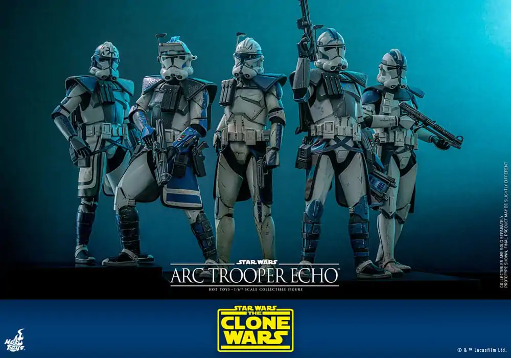 Star Wars: The Clone Wars Akční figurka 1/6 Arc Trooper Echo 30 cm fotografii produktu