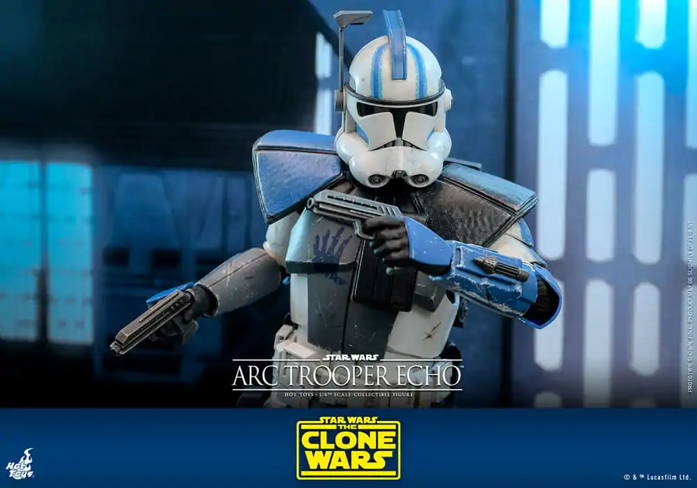 Star Wars: The Clone Wars Akční figurka 1/6 Arc Trooper Echo 30 cm fotografii produktu