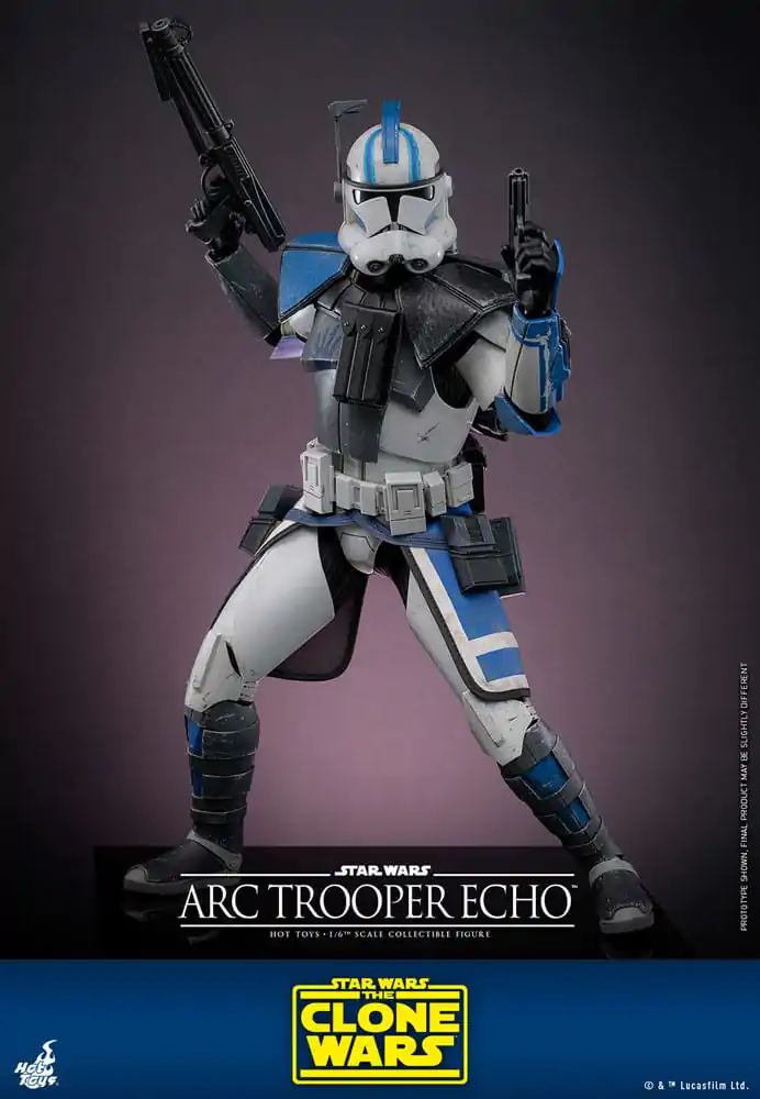 Star Wars: The Clone Wars Akční figurka 1/6 Arc Trooper Echo 30 cm fotografii produktu