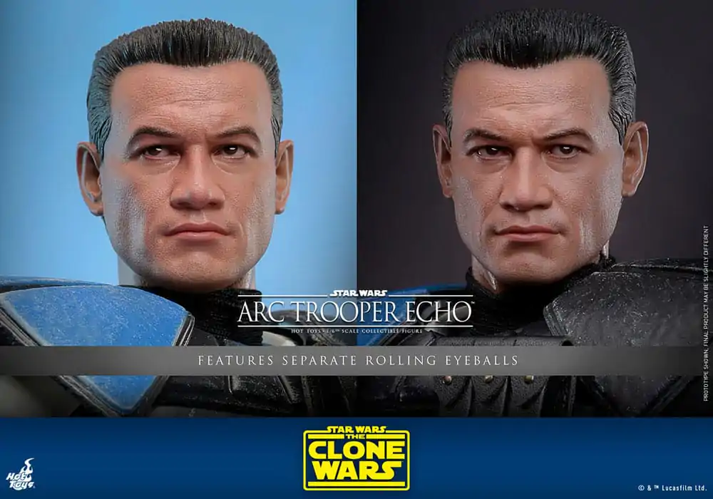 Star Wars: The Clone Wars Akční figurka 1/6 Arc Trooper Echo 30 cm fotografii produktu