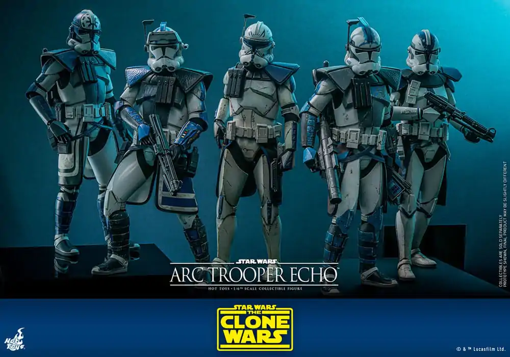 Star Wars: The Clone Wars Akční figurka 1/6 Arc Trooper Echo 30 cm fotografii produktu