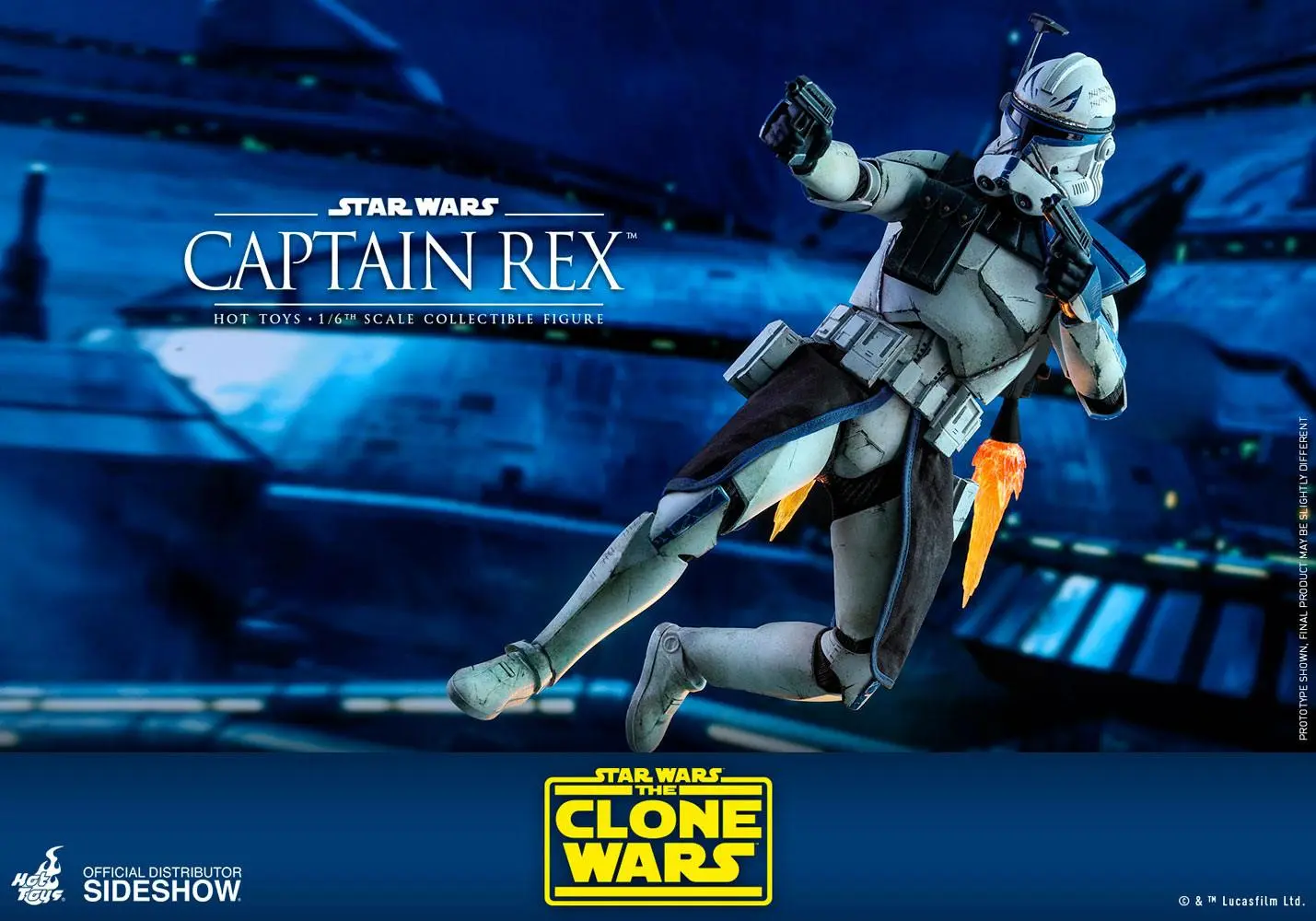 Star Wars The Clone Wars akční figurka 1/6 Captain Rex 30 cm fotografii produktu