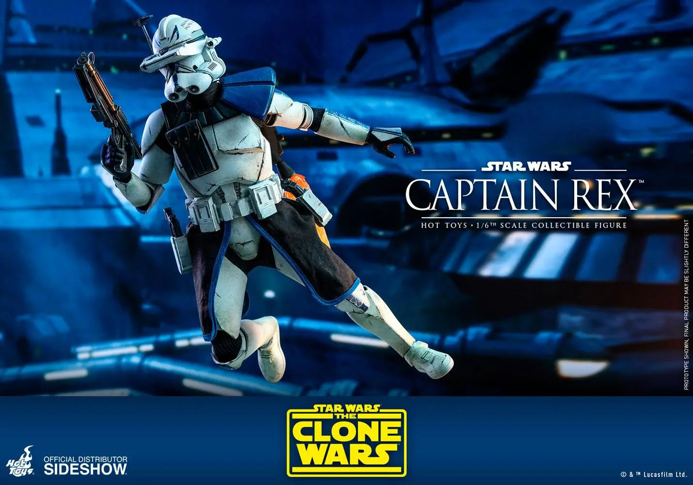 Star Wars The Clone Wars akční figurka 1/6 Captain Rex 30 cm fotografii produktu