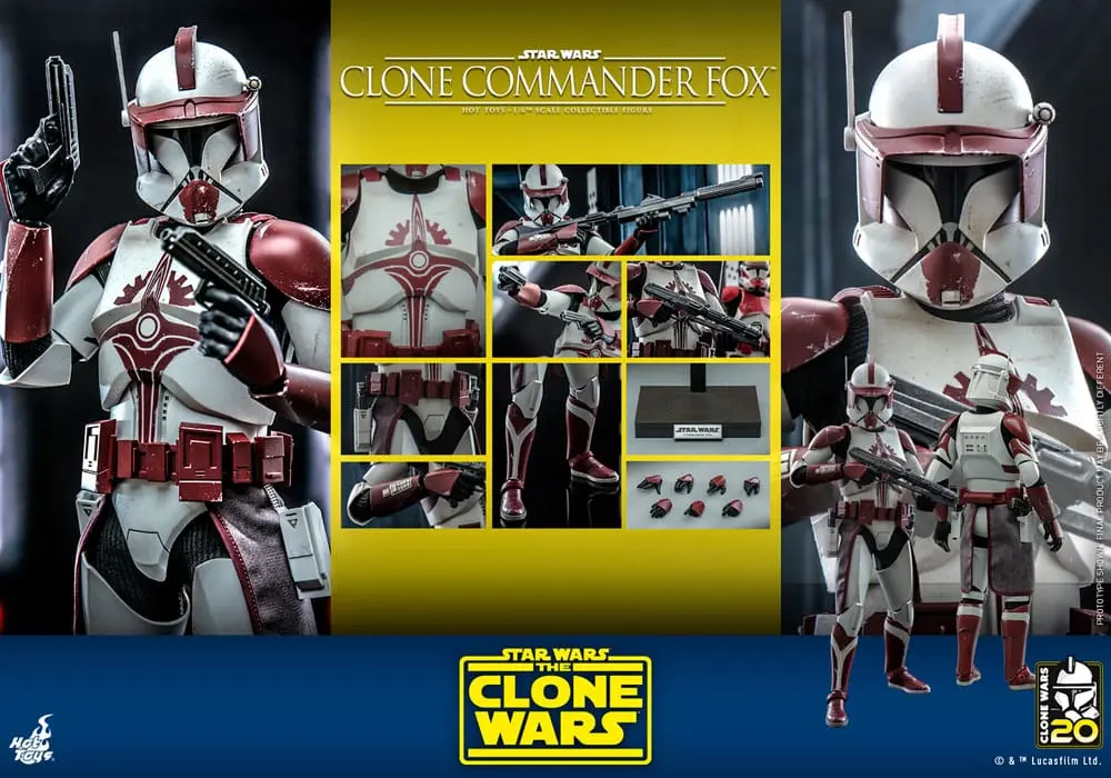 Star Wars: The Clone Wars Action Figure 1/6 Klonový velitel Fox 30 cm fotografii produktu
