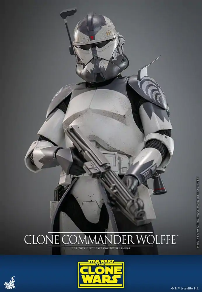 Star Wars: The Clone Wars akční figurka 1/6 Clone Commander Wolffe 30 cm fotografii produktu