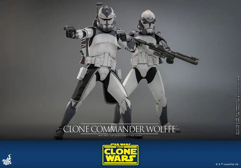 Star Wars: The Clone Wars akční figurka 1/6 Clone Commander Wolffe 30 cm fotografii produktu