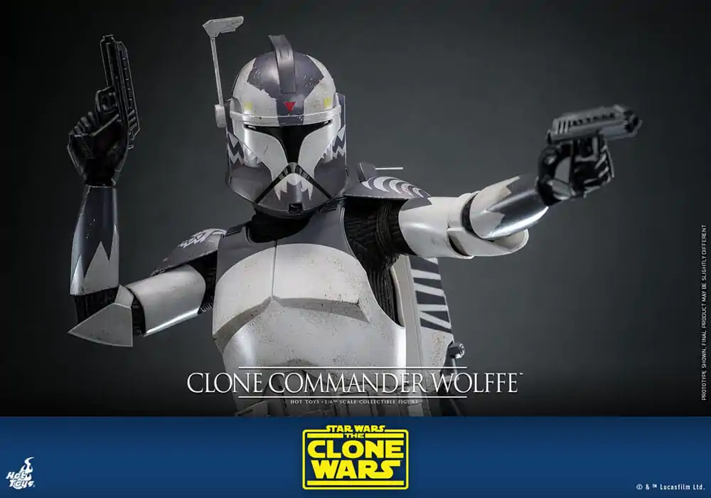 Star Wars: The Clone Wars akční figurka 1/6 Clone Commander Wolffe 30 cm fotografii produktu