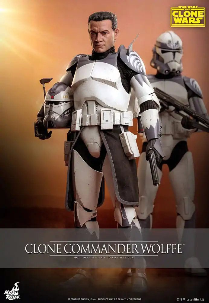 Star Wars: The Clone Wars akční figurka 1/6 Clone Commander Wolffe 30 cm fotografii produktu