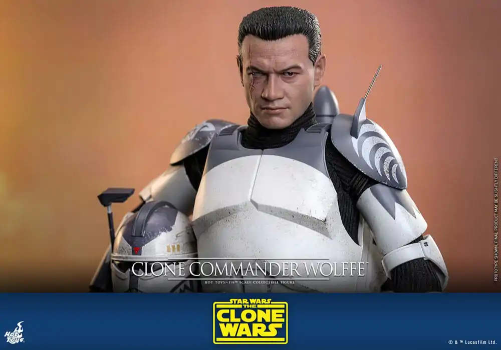 Star Wars: The Clone Wars akční figurka 1/6 Clone Commander Wolffe 30 cm fotografii produktu