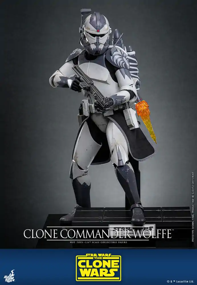 Star Wars: The Clone Wars akční figurka 1/6 Clone Commander Wolffe 30 cm fotografii produktu