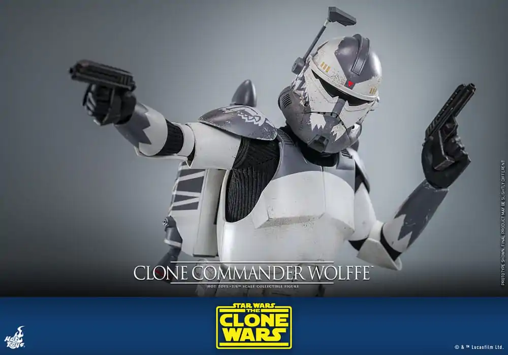 Star Wars: The Clone Wars akční figurka 1/6 Clone Commander Wolffe 30 cm fotografii produktu