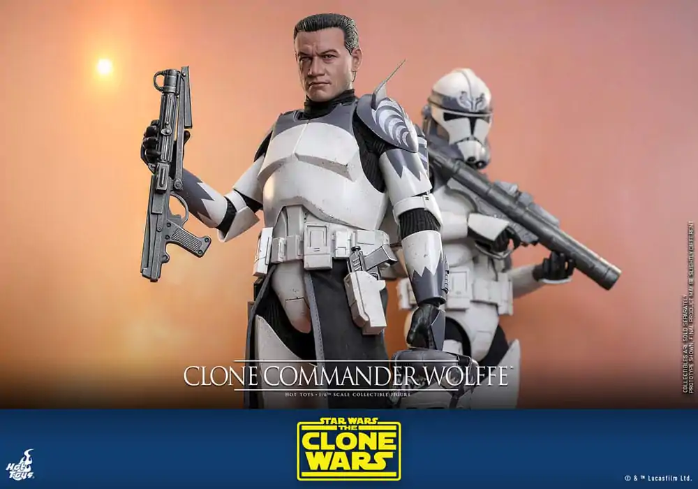 Star Wars: The Clone Wars akční figurka 1/6 Clone Commander Wolffe 30 cm fotografii produktu