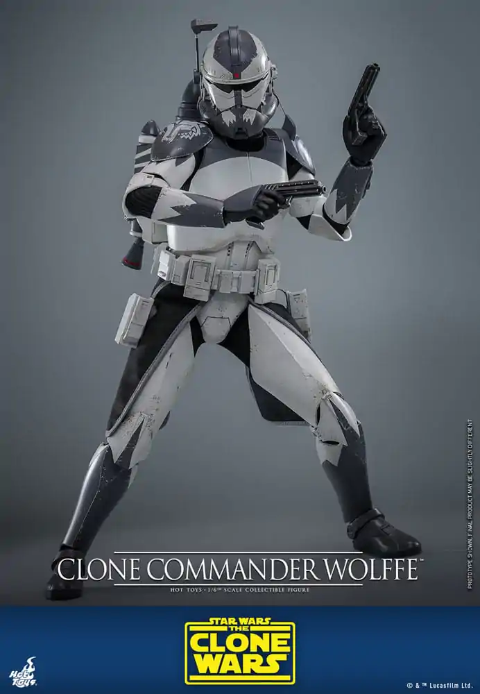 Star Wars: The Clone Wars akční figurka 1/6 Clone Commander Wolffe 30 cm fotografii produktu