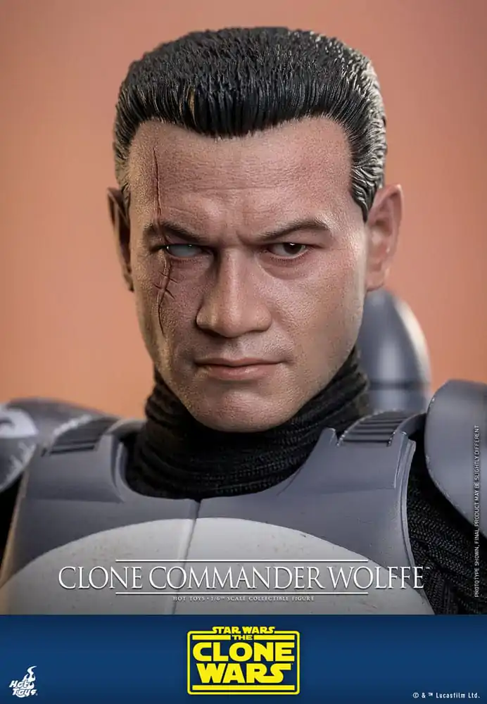 Star Wars: The Clone Wars akční figurka 1/6 Clone Commander Wolffe 30 cm fotografii produktu