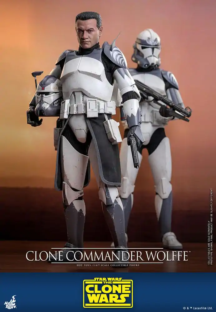 Star Wars: The Clone Wars akční figurka 1/6 Clone Commander Wolffe 30 cm fotografii produktu