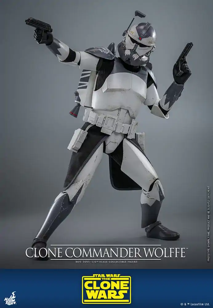 Star Wars: The Clone Wars akční figurka 1/6 Clone Commander Wolffe 30 cm fotografii produktu