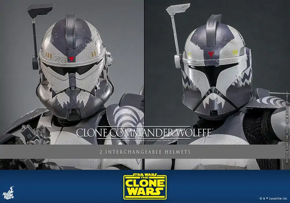 Star Wars: The Clone Wars akční figurka 1/6 Clone Commander Wolffe 30 cm fotografii produktu