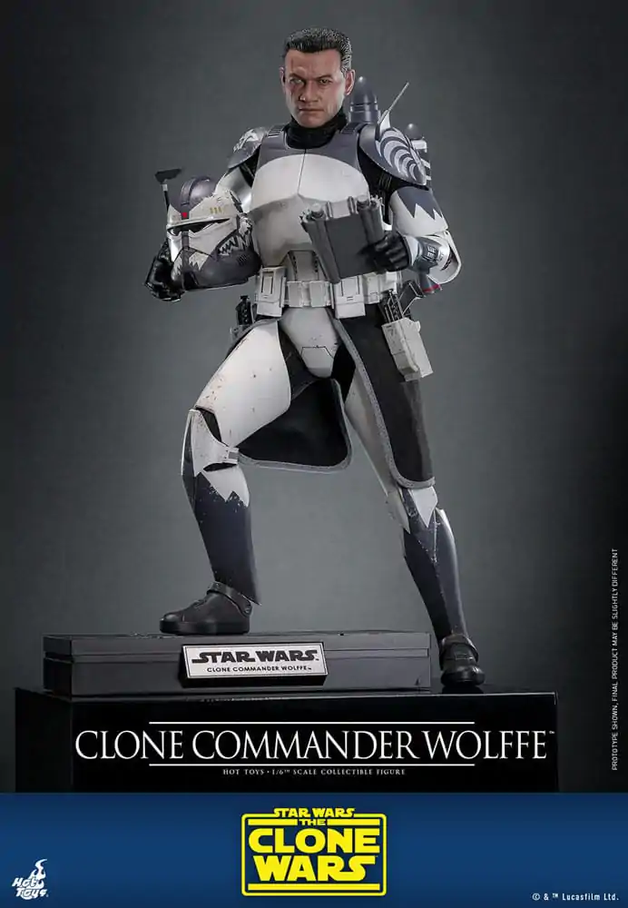 Star Wars: The Clone Wars akční figurka 1/6 Clone Commander Wolffe 30 cm fotografii produktu