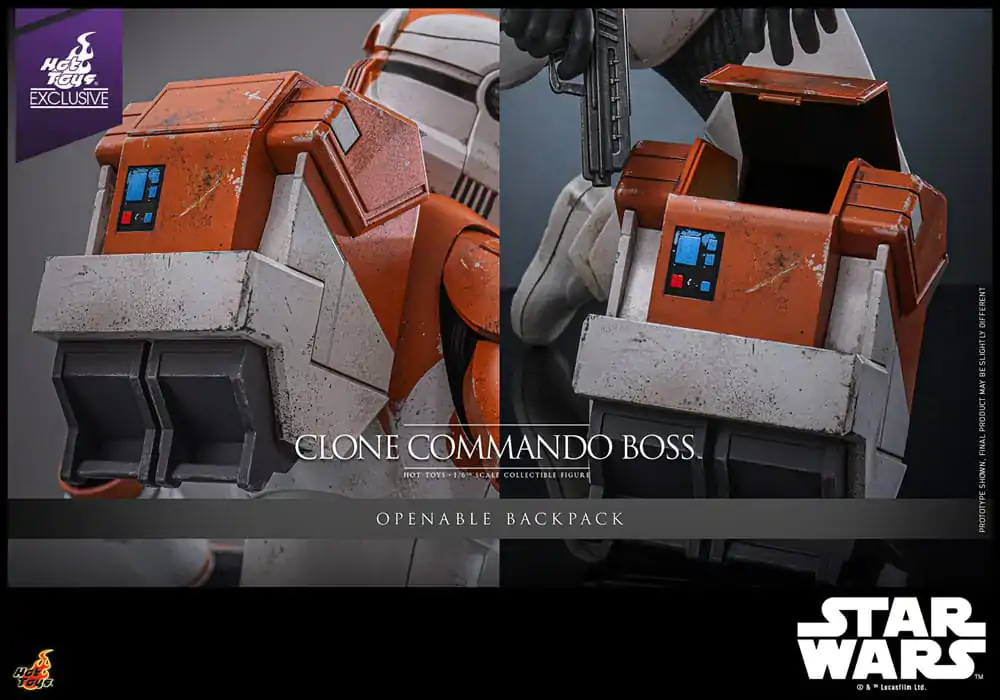 Star Wars: The Clone Wars Akční figurka 1/6 Clone Commando Boss Hot Toys Exclusive 30 cm fotografii produktu
