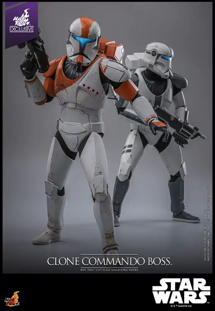 Star Wars: The Clone Wars Akční figurka 1/6 Clone Commando Boss Hot Toys Exclusive 30 cm fotografii produktu