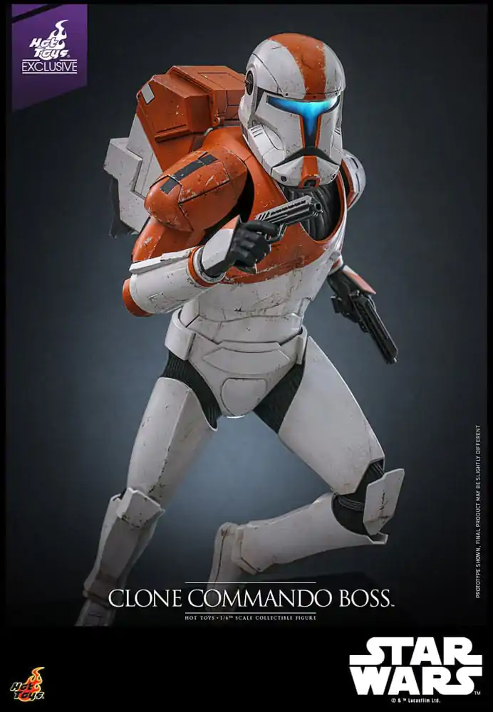 Star Wars: The Clone Wars Akční figurka 1/6 Clone Commando Boss Hot Toys Exclusive 30 cm fotografii produktu