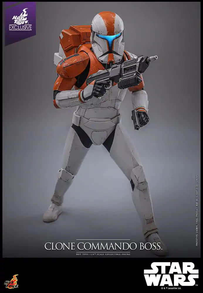 Star Wars: The Clone Wars Akční figurka 1/6 Clone Commando Boss Hot Toys Exclusive 30 cm fotografii produktu
