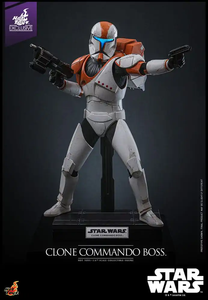 Star Wars: The Clone Wars Akční figurka 1/6 Clone Commando Boss Hot Toys Exclusive 30 cm fotografii produktu