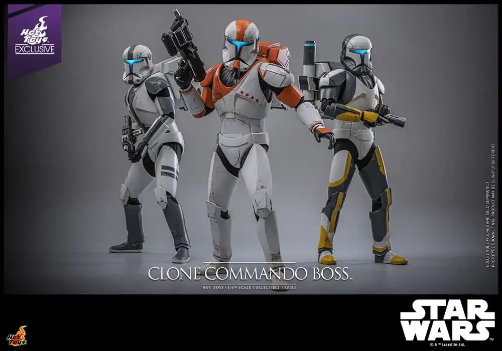 Star Wars: The Clone Wars Akční figurka 1/6 Clone Commando Boss Hot Toys Exclusive 30 cm fotografii produktu