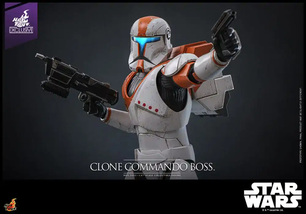 Star Wars: The Clone Wars Akční figurka 1/6 Clone Commando Boss Hot Toys Exclusive 30 cm fotografii produktu