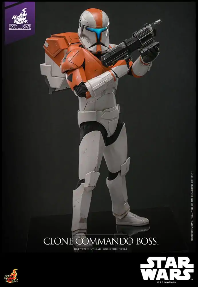 Star Wars: The Clone Wars Akční figurka 1/6 Clone Commando Boss Hot Toys Exclusive 30 cm fotografii produktu