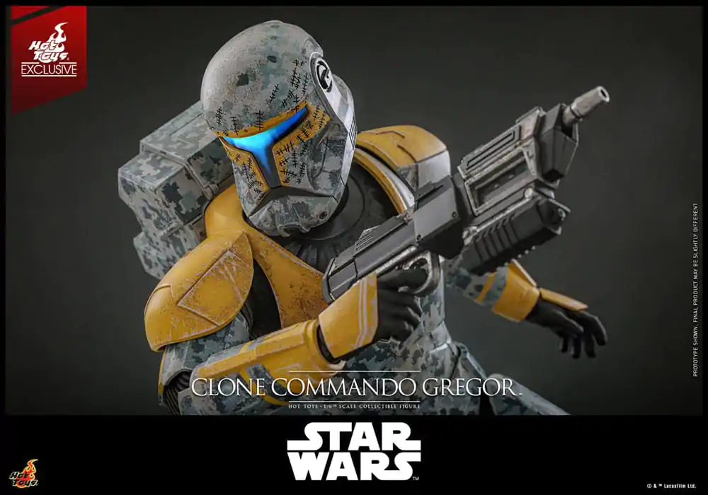 Star Wars: The Clone Wars akční figurka 1/6 Clone Commando Gregor Hot Toys Exclusive 30 cm fotografii produktu