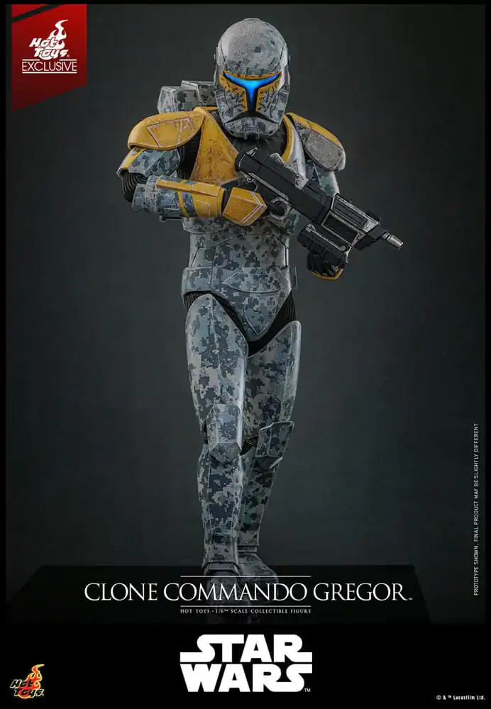 Star Wars: The Clone Wars akční figurka 1/6 Clone Commando Gregor Hot Toys Exclusive 30 cm fotografii produktu