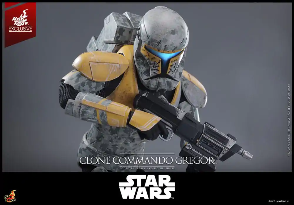 Star Wars: The Clone Wars akční figurka 1/6 Clone Commando Gregor Hot Toys Exclusive 30 cm fotografii produktu