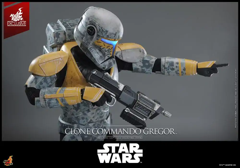 Star Wars: The Clone Wars akční figurka 1/6 Clone Commando Gregor Hot Toys Exclusive 30 cm fotografii produktu