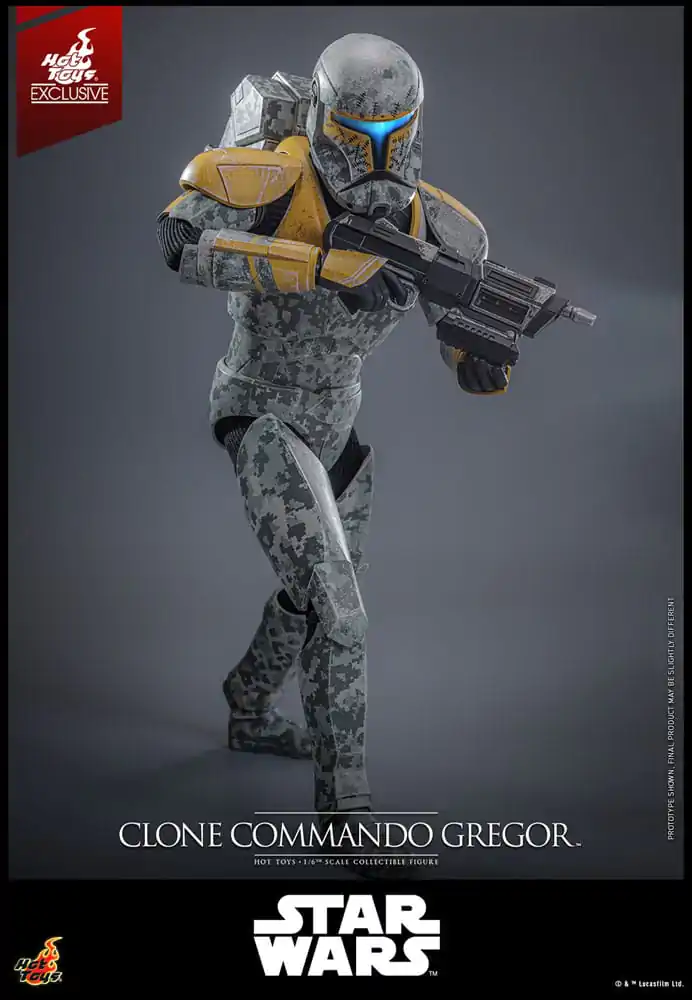 Star Wars: The Clone Wars akční figurka 1/6 Clone Commando Gregor Hot Toys Exclusive 30 cm fotografii produktu