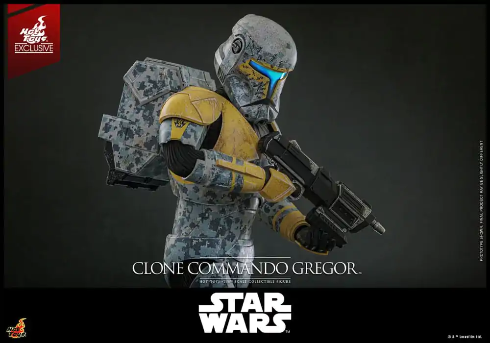 Star Wars: The Clone Wars akční figurka 1/6 Clone Commando Gregor Hot Toys Exclusive 30 cm fotografii produktu