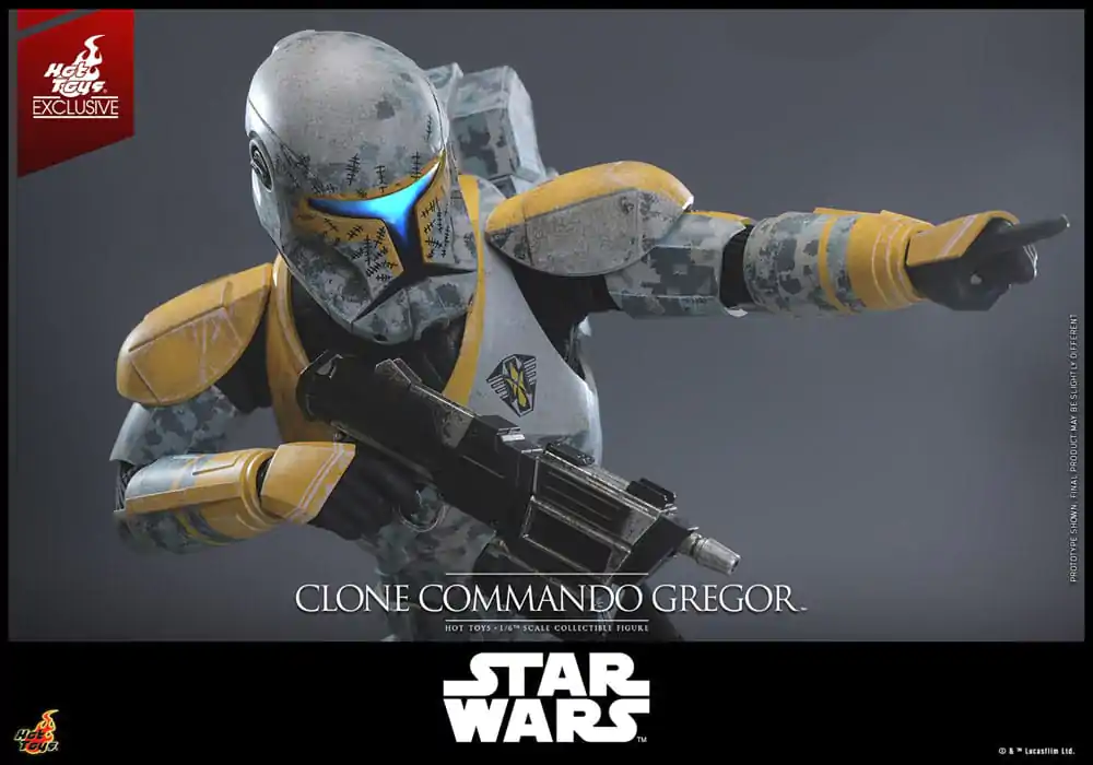 Star Wars: The Clone Wars akční figurka 1/6 Clone Commando Gregor Hot Toys Exclusive 30 cm fotografii produktu