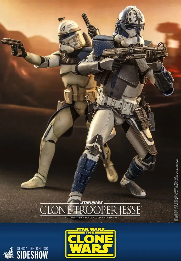 Star Wars The Clone Wars akční figurka 1/6 Clone Trooper Jesse 30 cm fotografii produktu