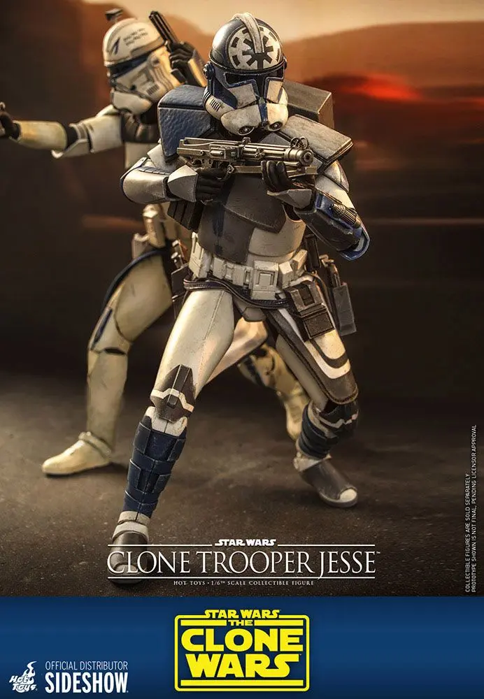 Star Wars The Clone Wars akční figurka 1/6 Clone Trooper Jesse 30 cm fotografii produktu