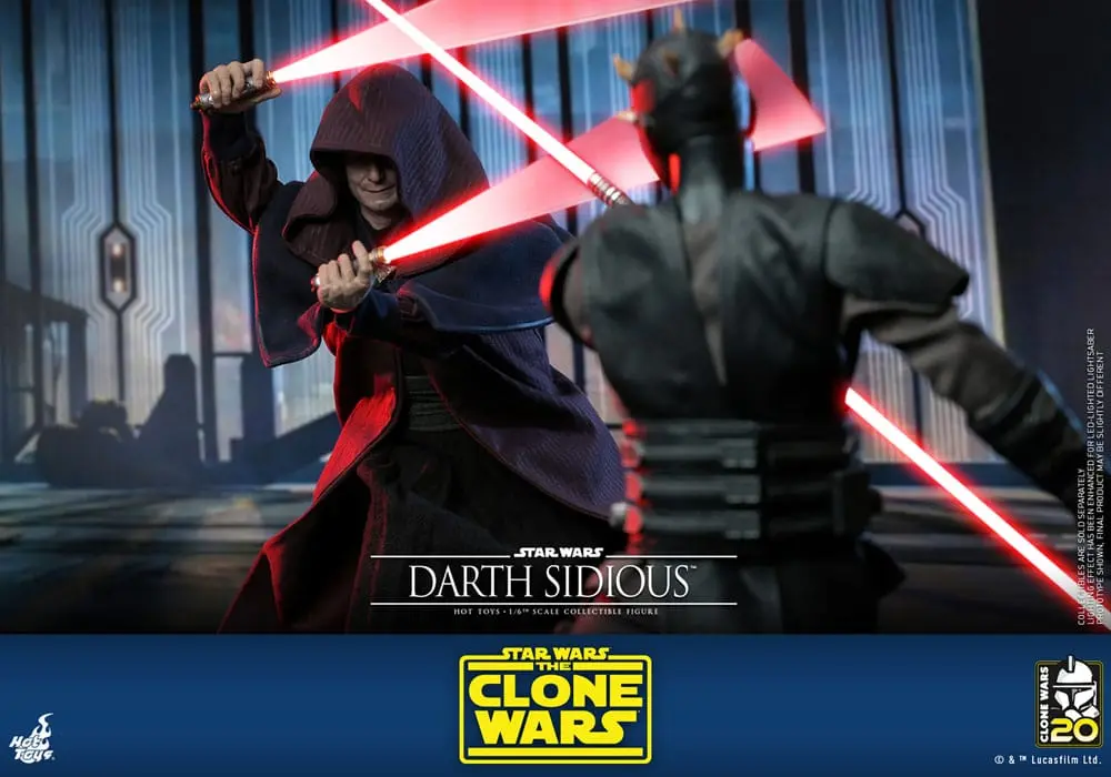 Star Wars: The Clone Wars akční figurka 1/6 Darth Sidious 29 cm fotografii produktu